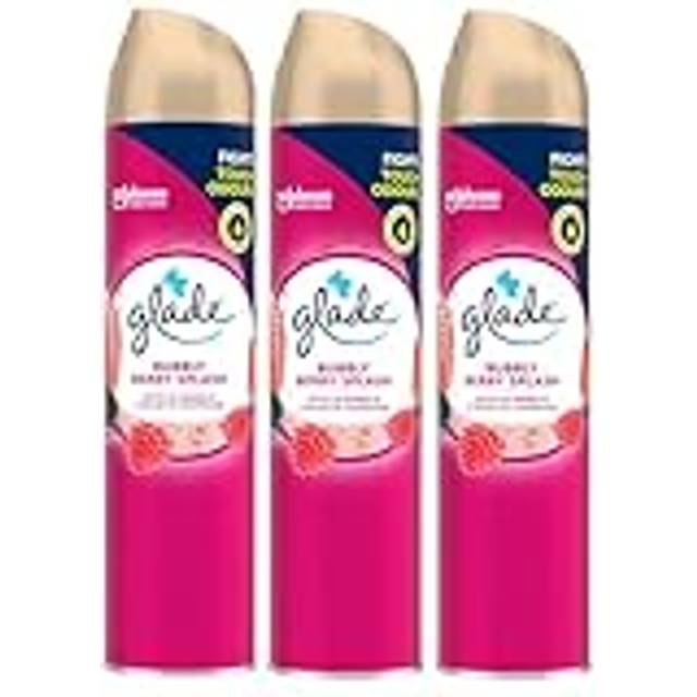 3 x Glade Aerosol Air Freshener 300ml - Bubbly Berry Splash