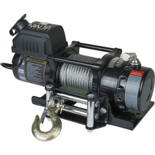 Warrior Winch Ninja 4500 Vinsch 12V Stålvajer
