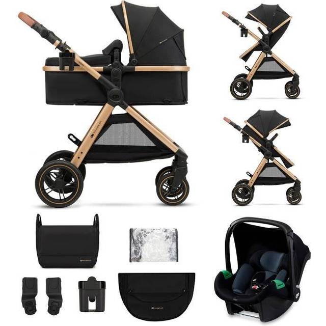 Kinderkraft ESME 2-in-1 Duovagn, Pure Black