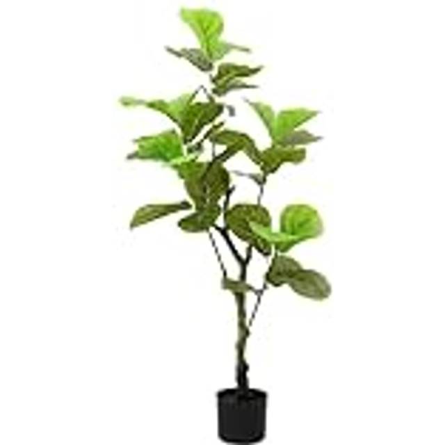 vidaXL Konstgjort fikusträd 30 blad 125 cm grönt