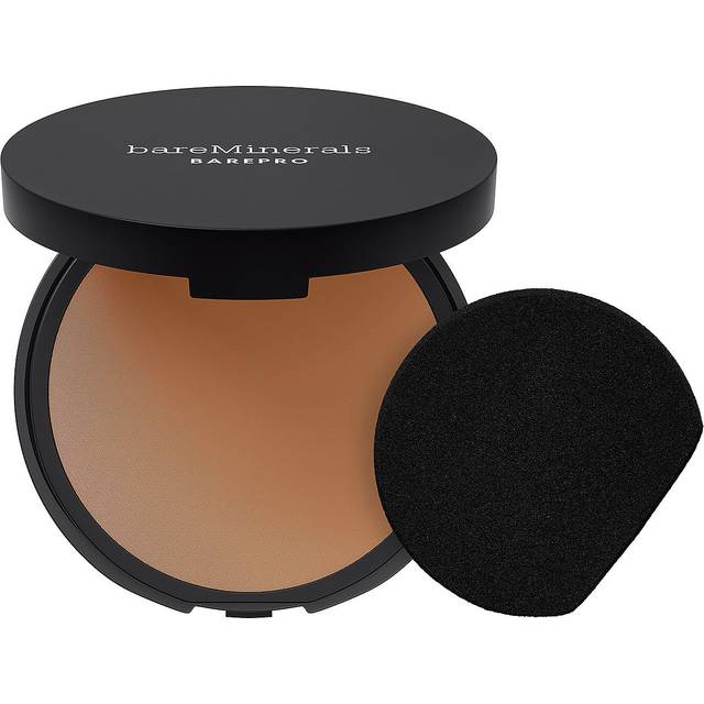 bareMinerals BAREPRO 24H Skin-Perfecting Pressed Powder Foundation Medium Deep 45 Warm (8 g)