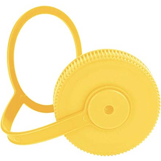Wide Mouth Loop-Top Lids - Yellow
