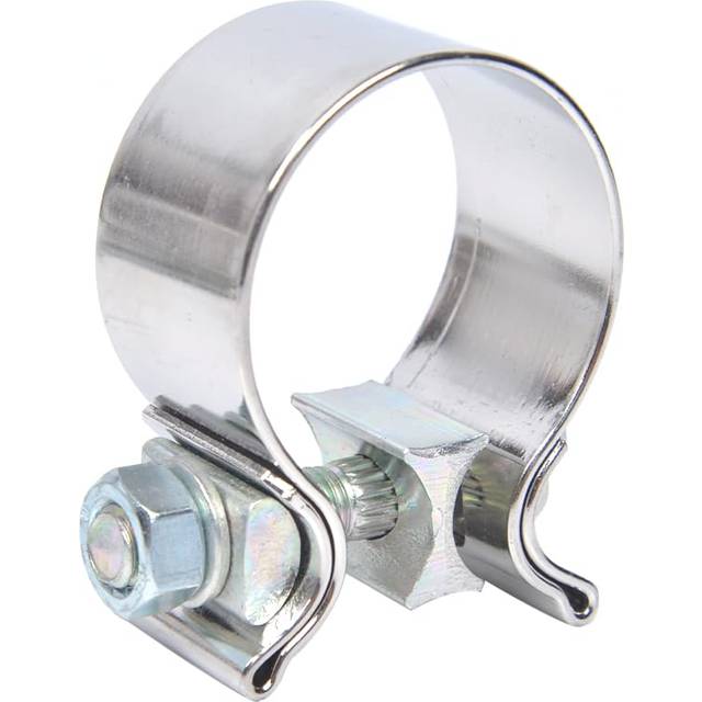 Emotor Universal 2 Inch Exhaust Narrow Clamp  Stainless Steel Short Lap Butt Clamp fits for OD 2 Inch Pipes
