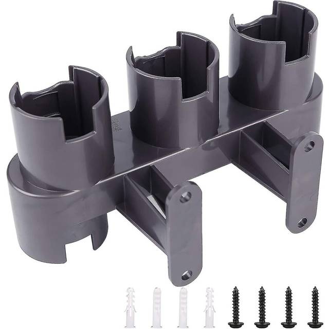 Wall Mount Accessory Holder, Adapter Converter Set for Dyson V11 V10 V8 V7, Replacement Mounting Bracket for Dyson Vacuum Cleaner(Grey, with Parts