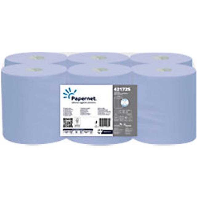 Papernet Hand Towel Centrefeed Blue 2 Ply 421725 6 Rolls of 150 m