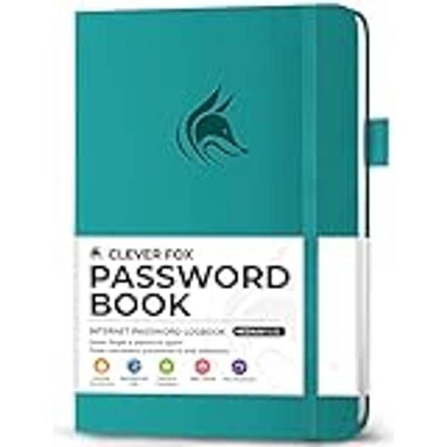 Clever Fox Password Book with tabs. Internet Address and Password Orga