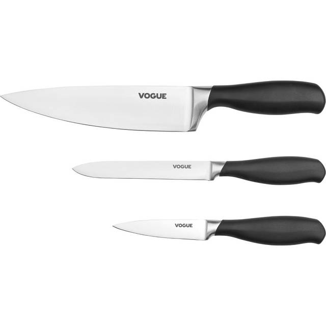 Vogue Prep Like A Pro 3-Piece Soft-Grip Knife Set
