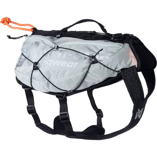 Trail light dog backpack, unisex, glacier gray, S, single - (S)