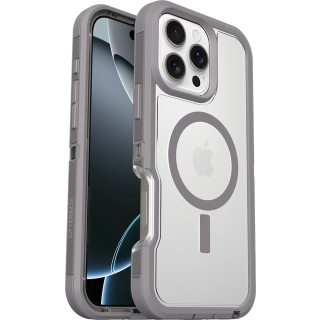 iPhone 16 Pro Max Case | Defender Series XT for MagSafe Baby Blue Clear