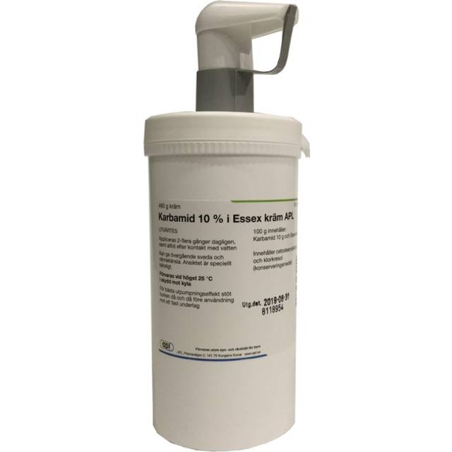Karbamid i Essex kräm APL, kräm 10 % (med pump) 480 gram
