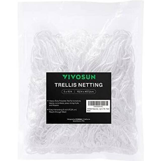 VIVOSUN Heavy-Duty Polyester Plant Trellis Netting 5 x 15ft 1 Pack