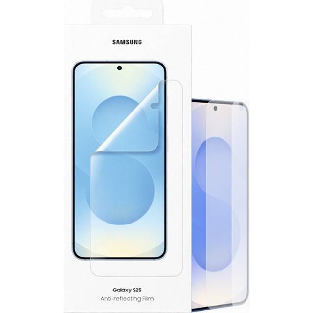 Samsung Anti-Reflecting Screen Protector EF-US931 för Galaxy S25, smartphone-displayskydd, antireflekterande skärmskydd, pekkänslighet, transparent