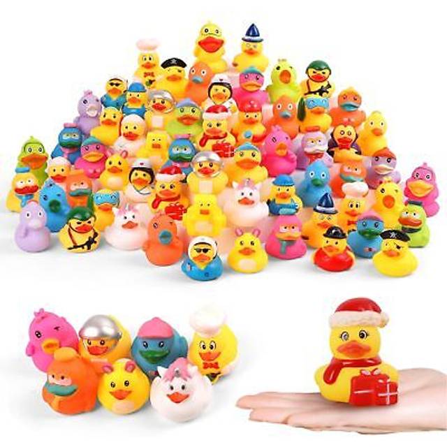 Umbresen Rubber Ducks Bath Toy in Bulk  Assortment Jeep Ducks for Jeep Ducking  Pool Rubber Ducky Floater Bathtub Toys Party Favors Birthday Gifts (25