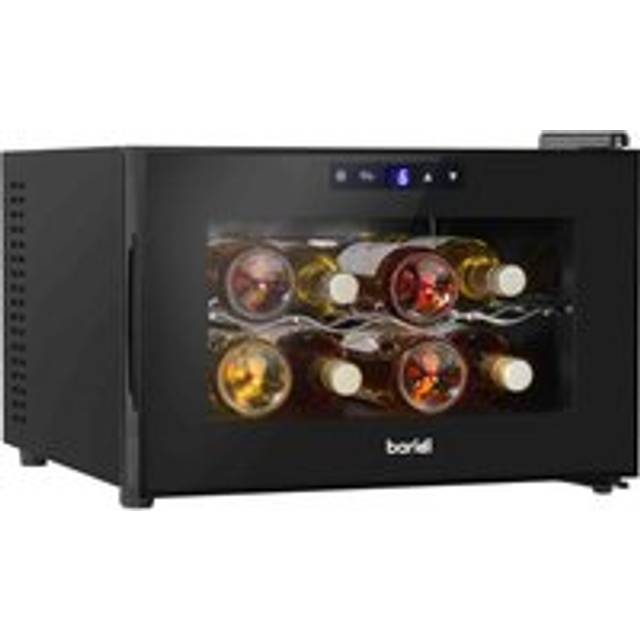 Baridi 8 Bottle Wine Cooler, Thermoelectric, 5-18C, Touch Control, Table Top - DH218