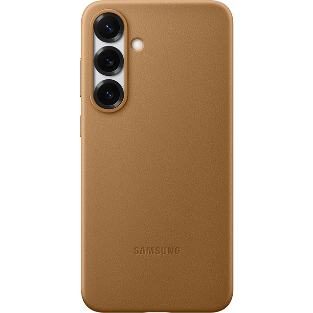 Samsung Kindsuit färgglada mjuka fodral för Galaxy S25+, Camel