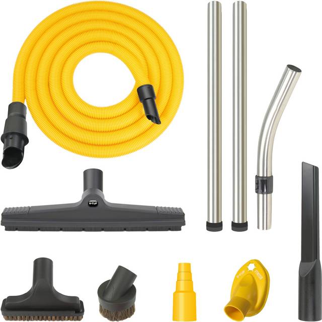 V-Tuf New StackVac Vacuum Cleaner Kit + 10 Dust Bags - Yellow
