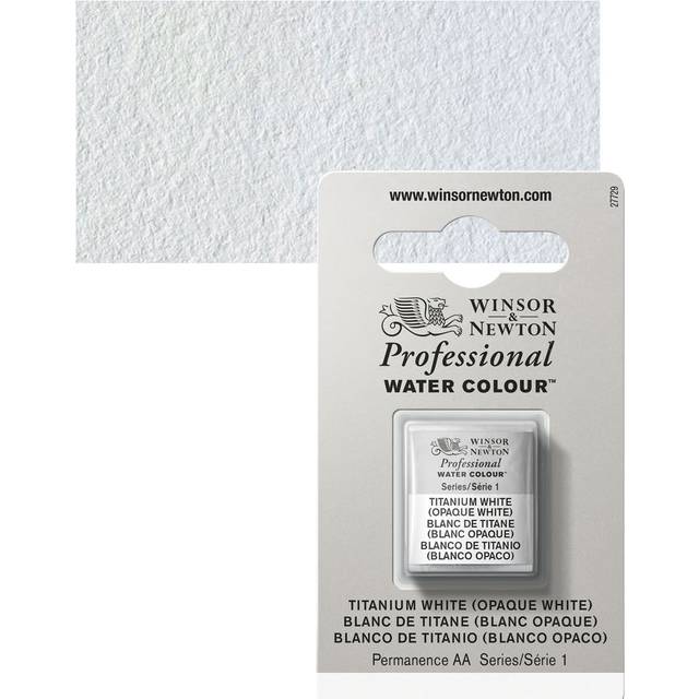 Winsor & Newton Professional Watercolour Half Pan Titanium White (Opaque White)