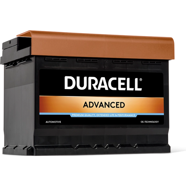 027 car battery 12v 60ah 540cca duracell advanced b13 - 3 year warranty