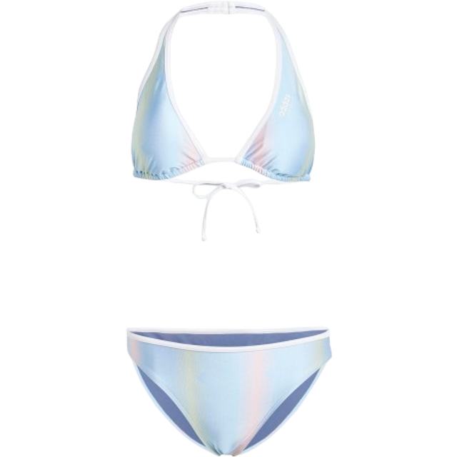 Tiro Neckholder Bikini - Glow Blue / White - XL