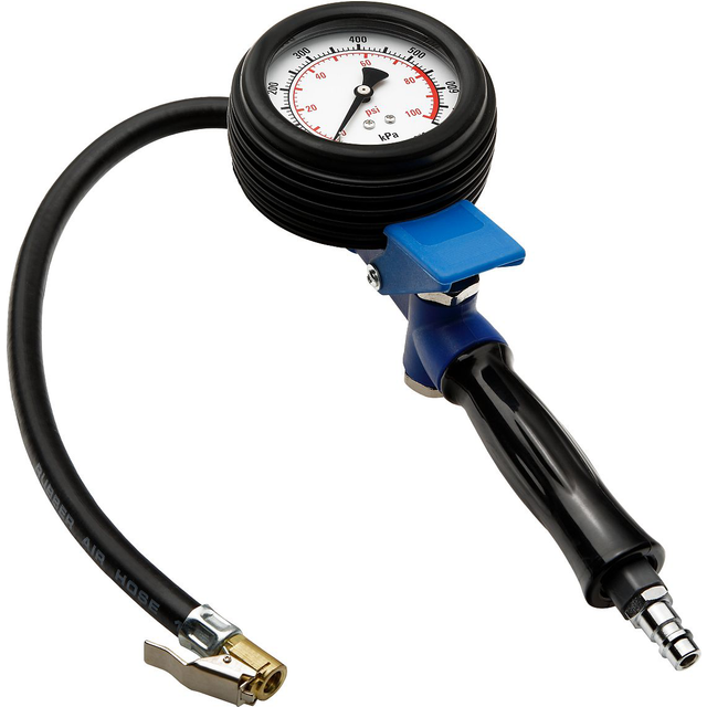 Tyre Pressure Gauge with Pocket-Clip 6-50psi