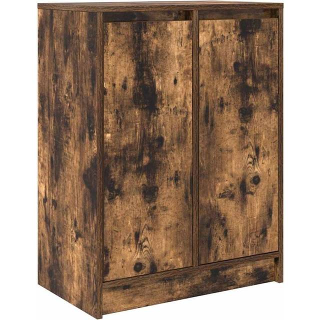 vidaXL Sideboard Smoked Oak 57x34x76 cm Engineered Wood - Brown