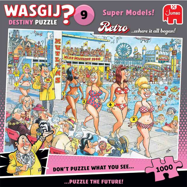 Wasgij? Retro Destiny 9 Super Models Jigsaw