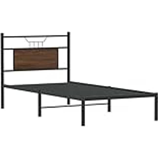 Vidaxl - Bed Frame without Mattress Brown Oak 80x200 cm Engineered Wood