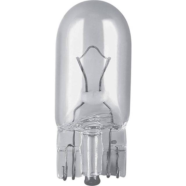 Osram 12v W5W T10 Automotive Lamp Glass Wedge W2.1x9.5D 2 Pack - 2825-02B