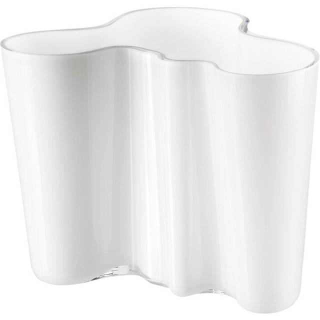 Iittala Alvar Aalto Collection 42130602 Vas, Opal Vit, 160 mm
