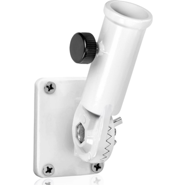 Multi-Position Flag Pole Holder | Mounting Bracket with Hardwares - Made of Aluminum Alloy - Strong and Rust Free - 1&quot Inner Diameter