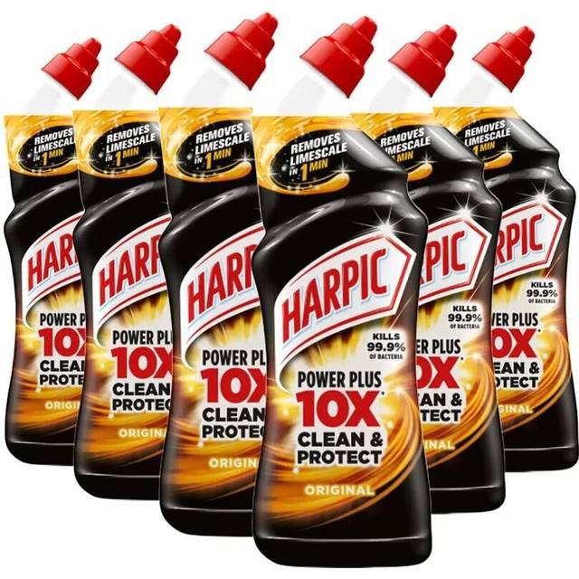 Six Packs of Harpic Power Plus 750ml