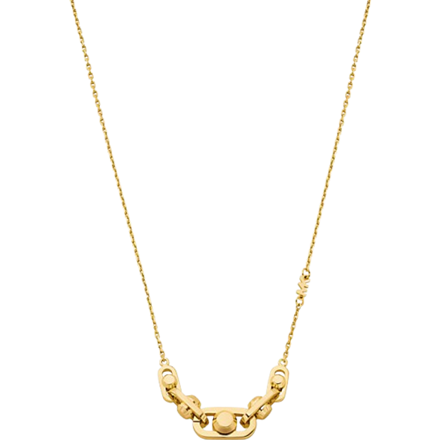 MK Astor Precious Metal-Plated Sterling Silver Link Necklace - Gold - Michael Kors - ONE SIZE