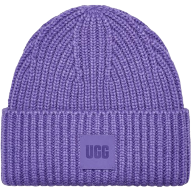 Bonnet Chunky côtelé - Violet - Taille Unique