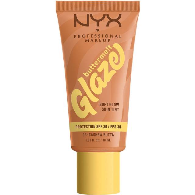 NYX Professional Makeup Buttermelt Glaze Soft Glow Skin Tint + SPF/FPS 30 Cashew Butta 30ml Cashew Butta