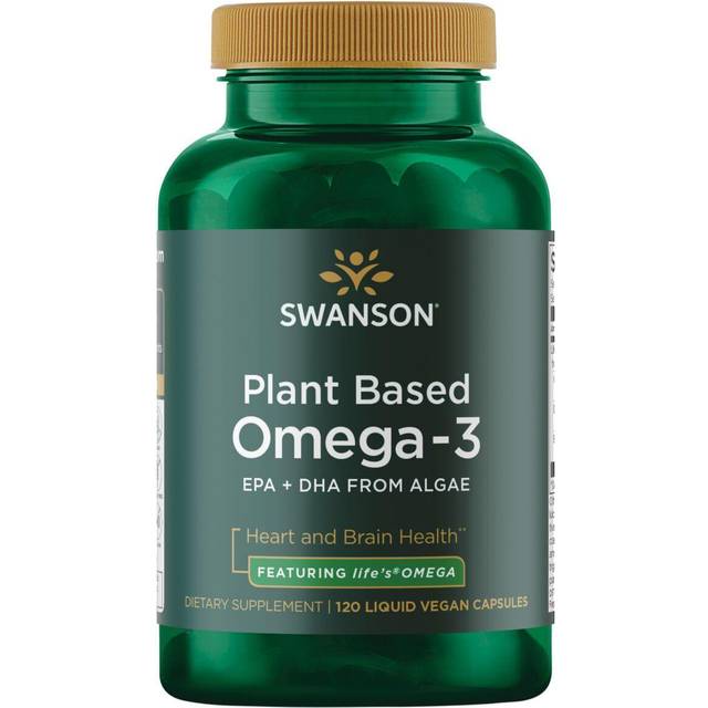 Swanson  Plant Based Omega-3   120 Liquid Vegan Capsules