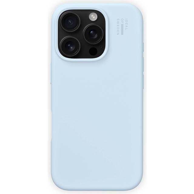 iDeal Silicone Mobilskal MagSafe iPhone 16 Pro Max Light Blue