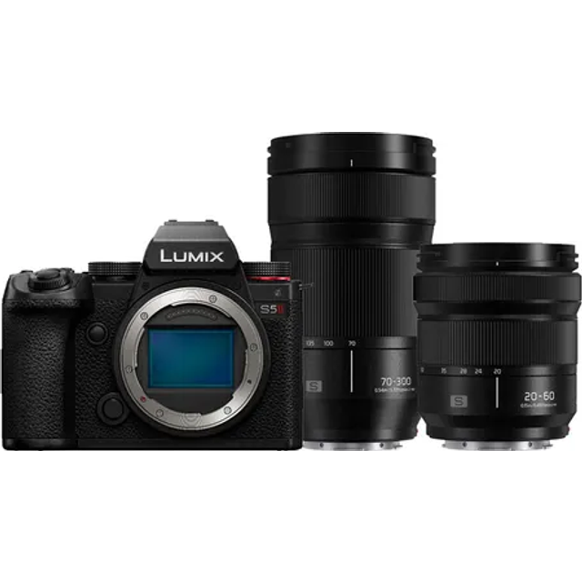 Panasonic Lumix DC-S5 II + Lumix S 20-60mm F/3.5-5.6 + Lumix S 70-300mm F/4.5-5.6 Macro OIS | ✅ 5 years warranty