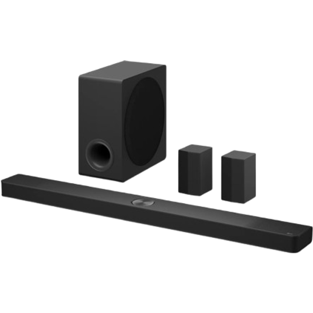 LG S90TR.DEUSLLK ljudbar Svart 670 W