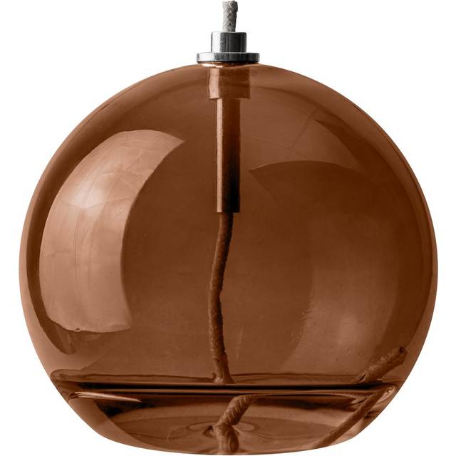 Aura Oil Lamp 10 cm, Brown