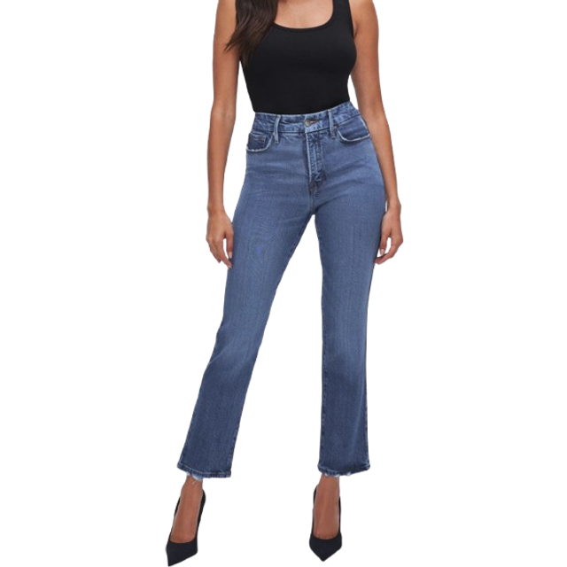 Good American Good Legs Straight Jeans