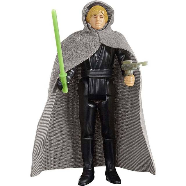 STAR WARS Retro Collection Luke Skywalker (Jedi Knight), Return of The Jedi 3.75-Inch Collectible Action Figures, Ages 4 and Up