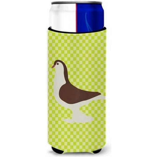 Caroline's Treasures Large Pigeon Green Decorative Can Hugger  Slim  Multicolor