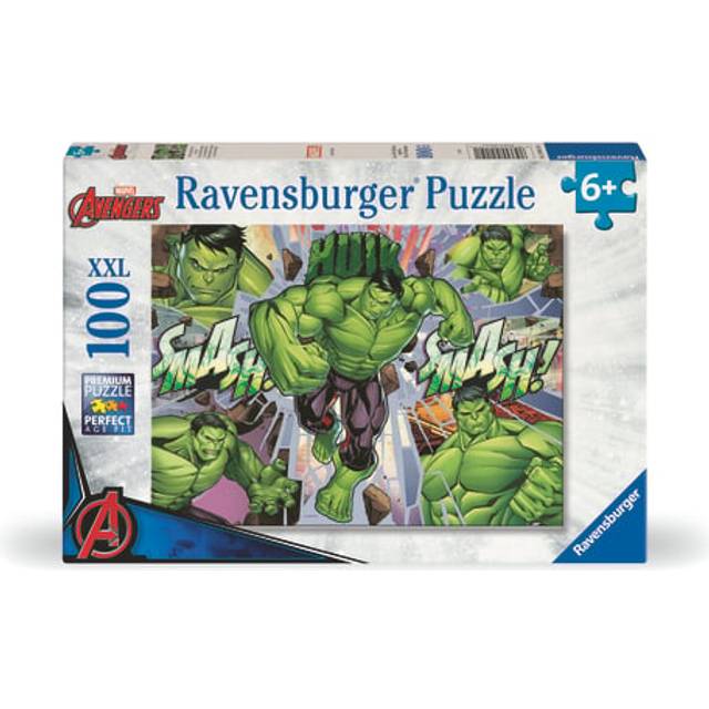 Ravensburger Marvel Hulk XXL Jigsaw Puzzles, 100 Pieces