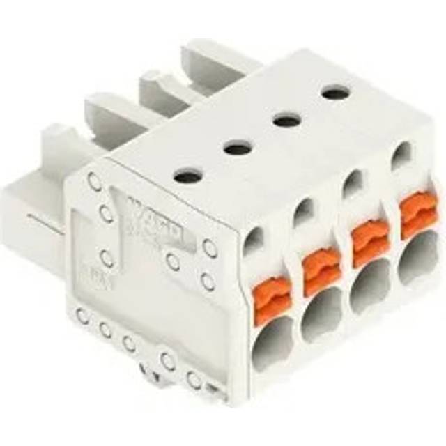 WAGO 2721-104/008-000 Female MCS-MIDI 4P 5mm Snap-in Feet Push Buttons