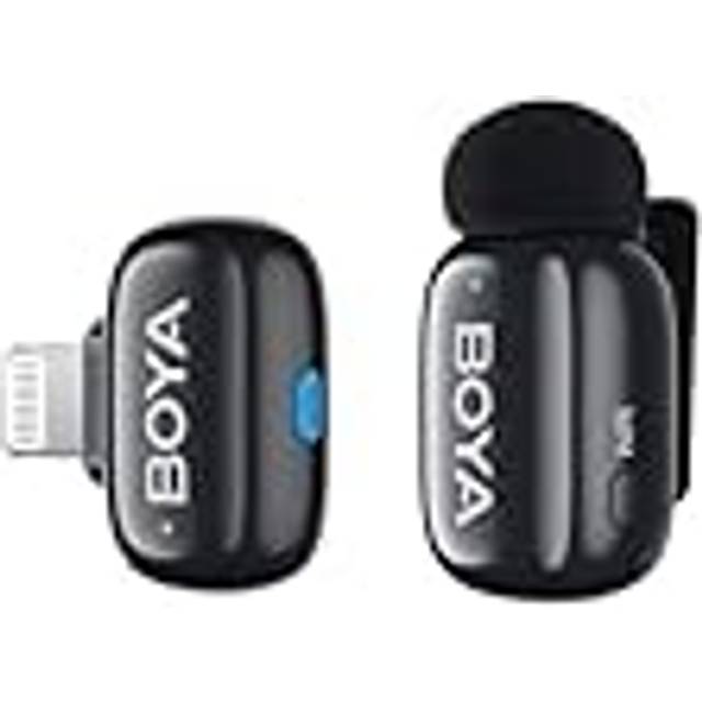 BOYA BOYA Mini Wireless Lavalier Microphone for iPhone 15/16 Series Android Type-C Smartphones