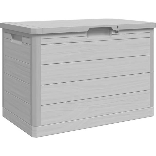Garden Plastic Storage Box - Grey (53cm H X 77.5cm W X 44.5cm D)