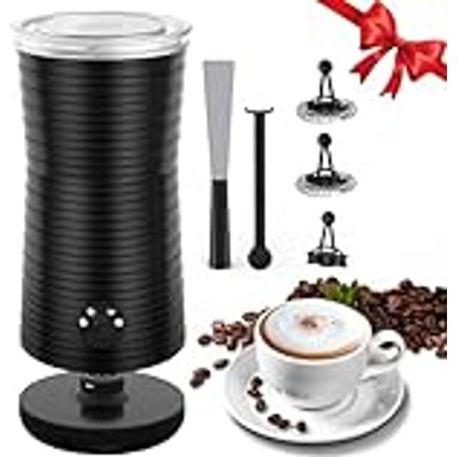 Milk Frother, Morpilot 4 in 1 Electric Milk Frothers, Hot & Cold Milk Foamer, 240ml, 400w, Strix Temperature Controls, Silent Operation, for Coffee,