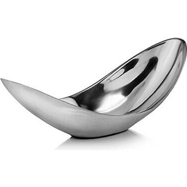3514 Sesgo Small Twisted Bowl  Silver Decor  Modern Home Decor  Serving Bowl  Serving Platter  Fruit Bowl  Coffee Table  Table Centerpieces  Room Deco