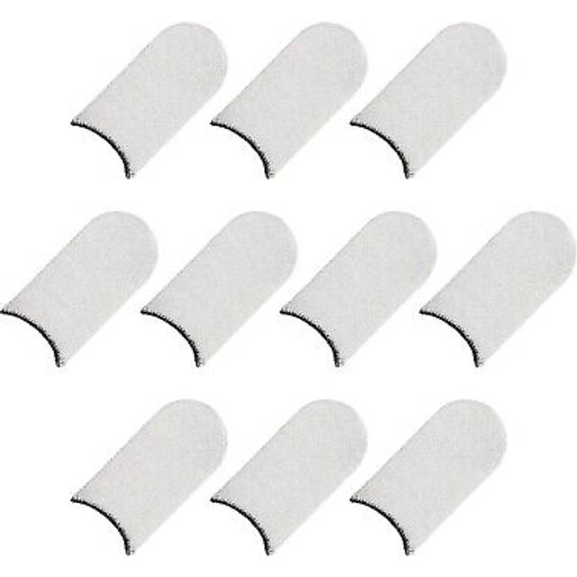 Mobile gaming finger sleeve controller finger thumb sleeve white/black, 12pcs