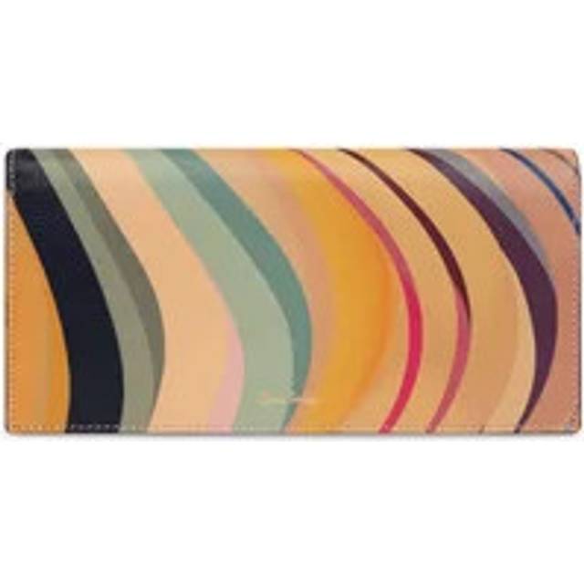 Paul Smith Women's 'Dusky Swirl' Leather Tri-Fold Purse Multicolour - One Size